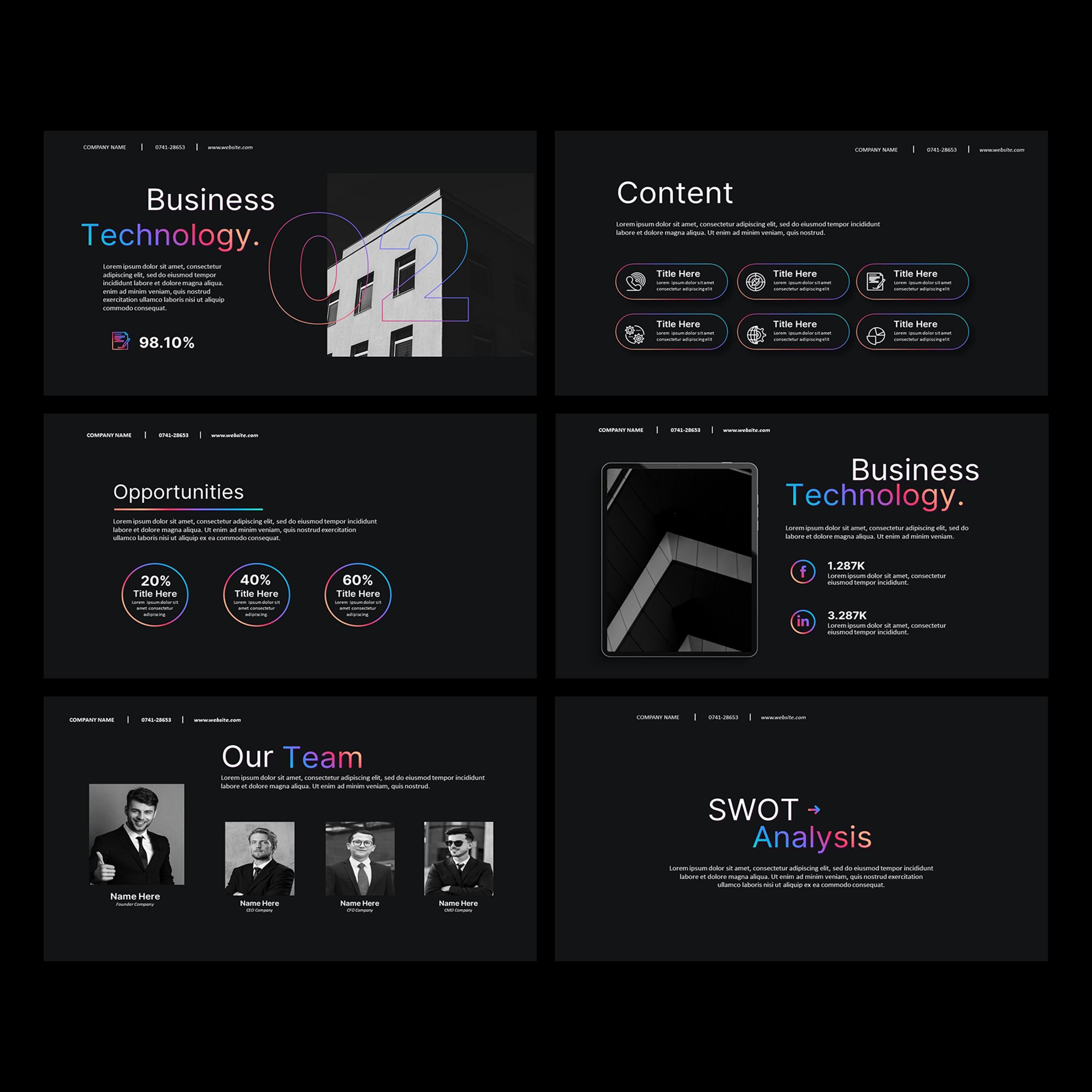 Minimalist Black Powerpoint Template - Modern & Professional Design for ...