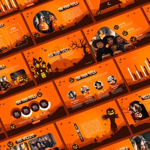 Halloween PowerPoint Template | Ideal for Presentation Business, Events & Class