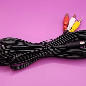 12ft Composite Cable for TI99/4A, Atari 800, 800XL, 1200XL, 65XE and 130XE