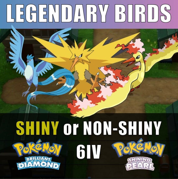 Shiny Legendary Articuno / Pokémon Brilliant Diamond and Shining