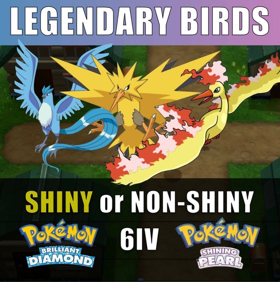 Legendary Birds • Articuno, Zapdos, Moltres • Competitive • 6IVs