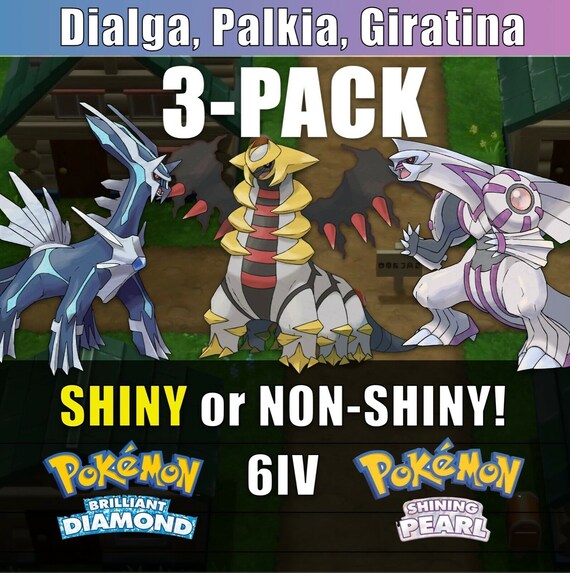 LEGENDARY Pokemon from Brilliant Diamond and Shining Pearl! Palkia, Dialga,  and Giratina, with Master Balls!