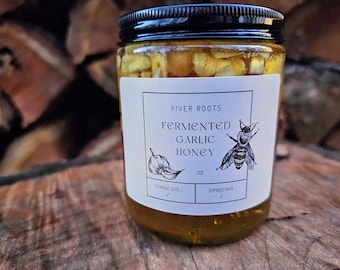 Fermented Garlic Honey