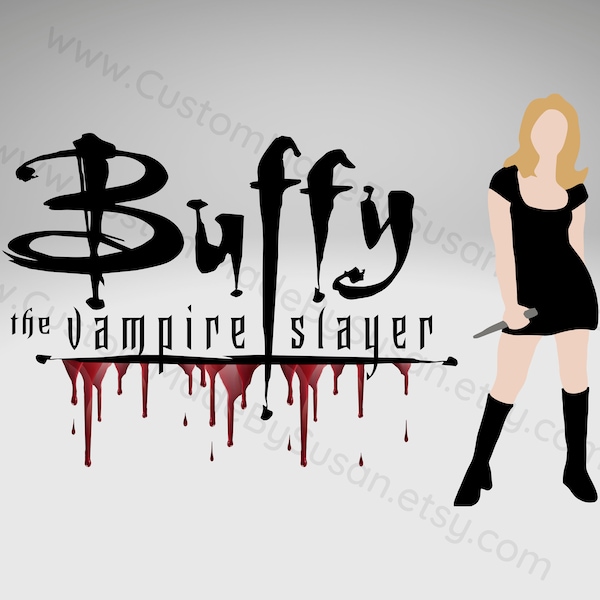 DIGITAL FILE - Buffy, the Vampire Slayer, Blood - png file only - High Resolution, Design, Clipart, Instant Download, Sublimation