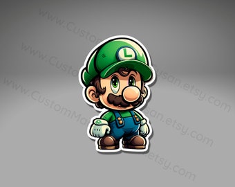 VINYL STICKER - Luigi Chili - Waterproof, Laminated, Decal, Car, Auto, Truck, Laptop, Computer, Phone, iPhone