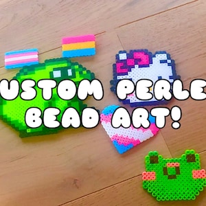 CUSTOM personizable perler bead charm (please read desciption!!)