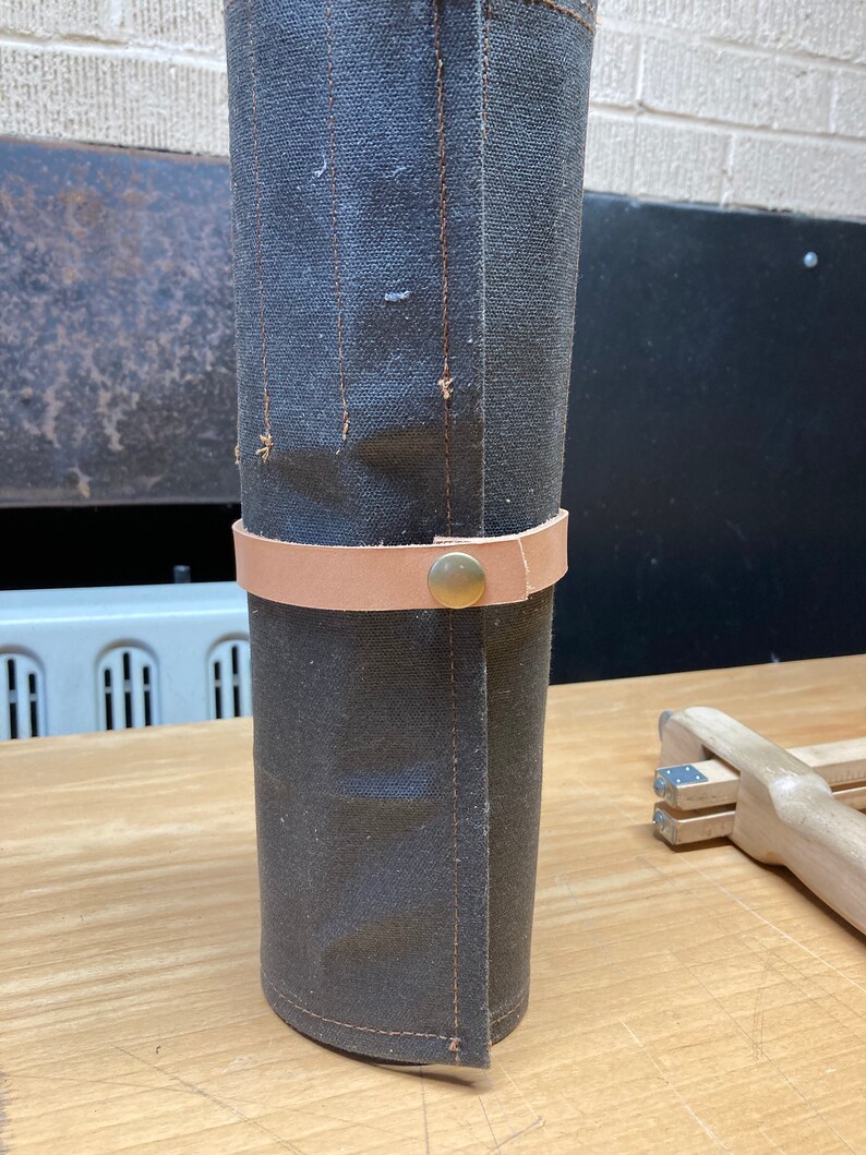 Waxed Canvas Tool/wrench Roll USA HANDMADE Etsy