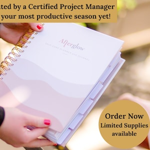 Undated Daily Planner with Journal: Daily, Weekly, Monthly Layouts,  6 Month Productivity and Organization, Perfect Gift