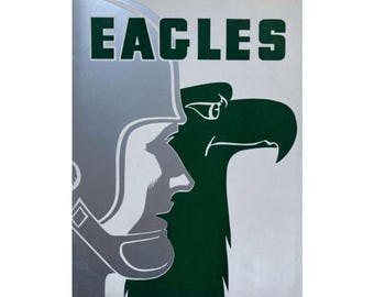 Philadelphia Eagles Vintage Football Poster Retro Wall Art Go Birds