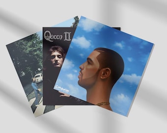 Póster de portada de álbum: ¡elige cualquier álbum! - Póster - Portada de artista, Ilustración de álbum, Arte mural, Arte de cantante, Arte pop, Álbum de música, Impreso