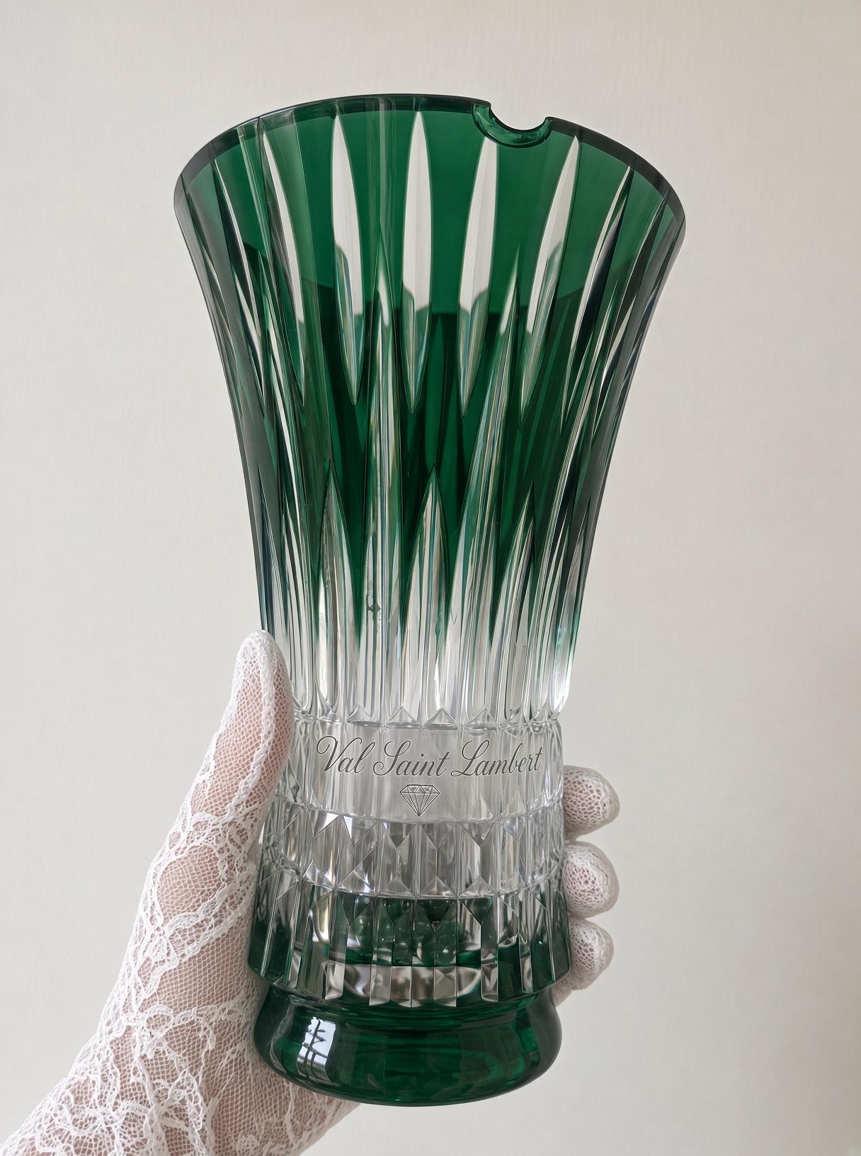 Val Saint Lambert Vase - Etsy