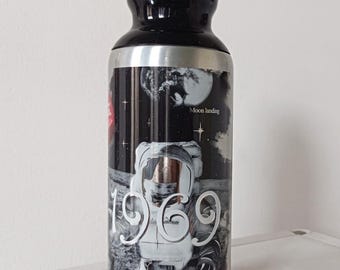 Garrafa de alumínio da Coca-Cola de 2019, comemorativa do 50º aniversário da chegada do homem à Lua – Item de colecionador lacrado.