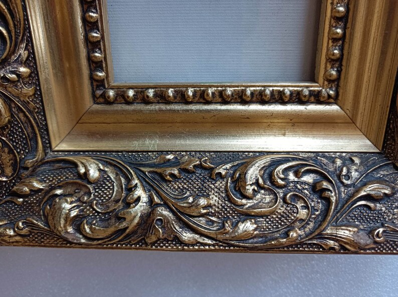 5 Antique Golden Ornate Painting&photo Wooden Frames. - Etsy