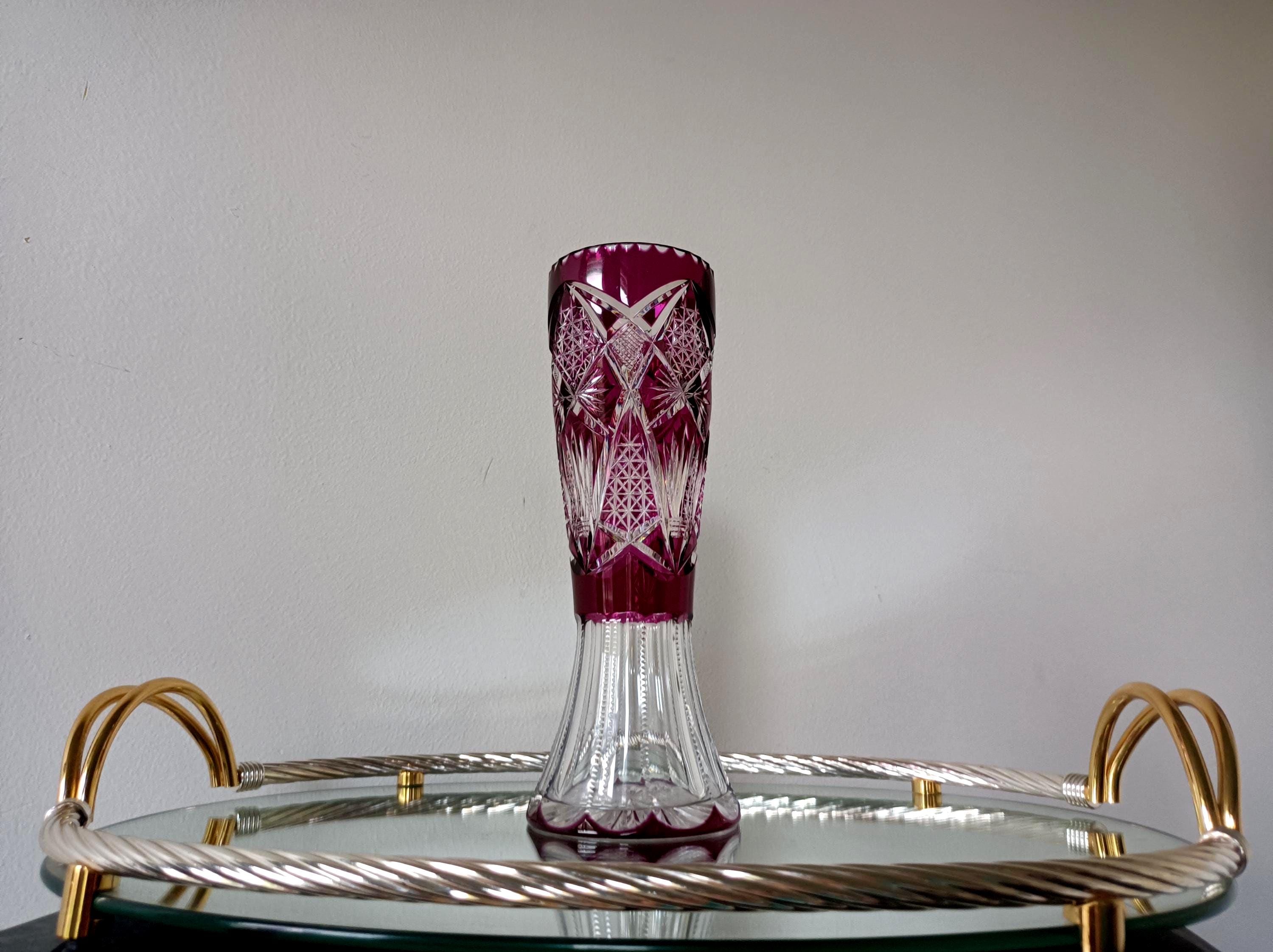 Val Saint Lambert Vase - Etsy