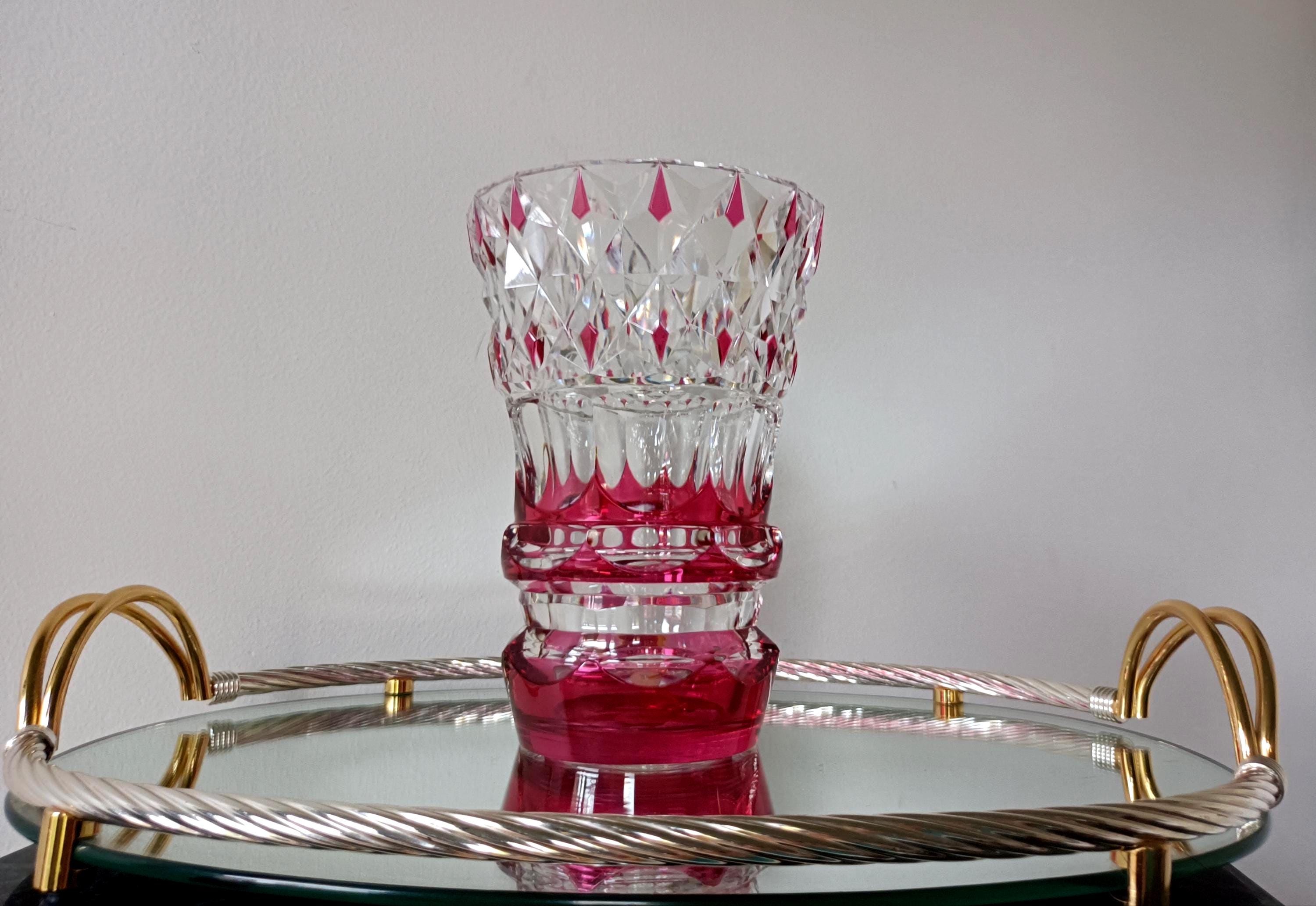 St louis crystal vase - Etsy 日本