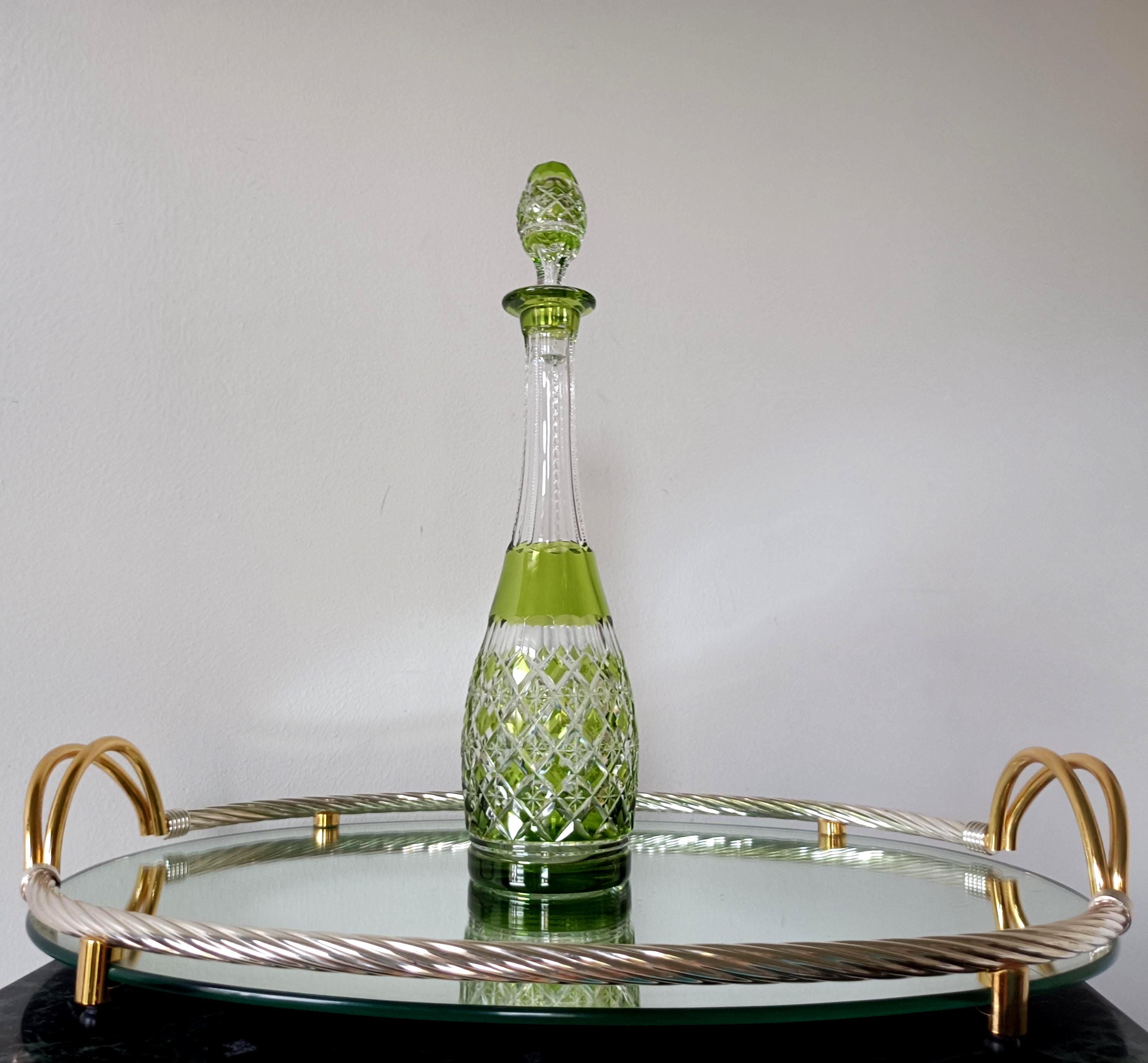 Val Saint Lambert Decanter - Etsy