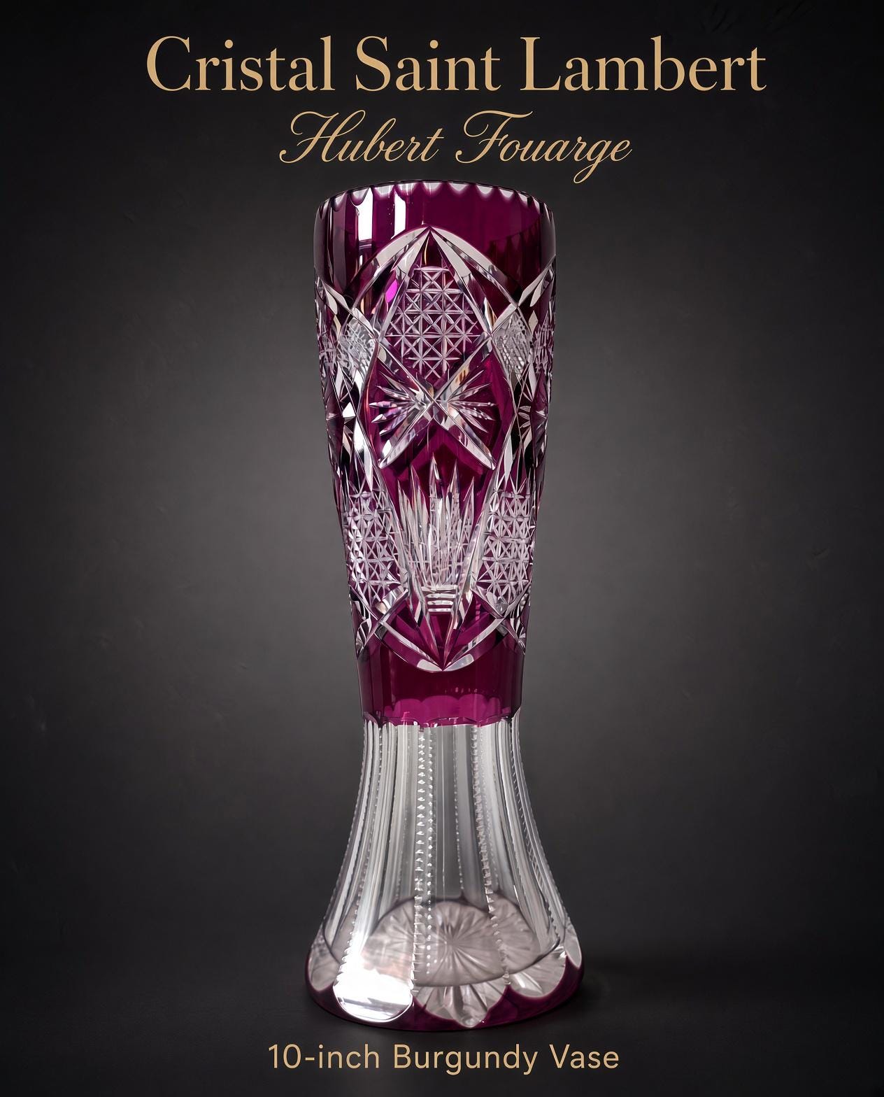Val Saint Lambert Vase - Etsy