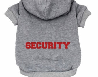 dog security sweater