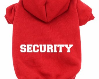dog security sweater