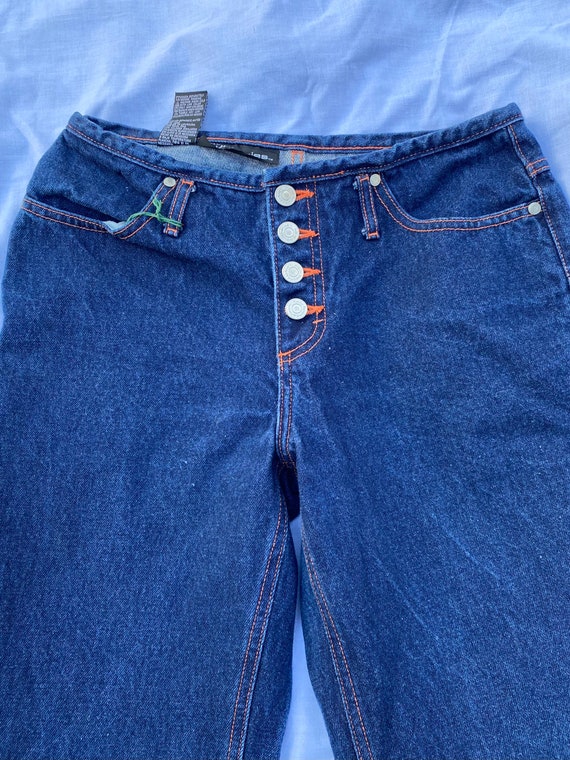 Vintage Mid Rise Flare Jeans