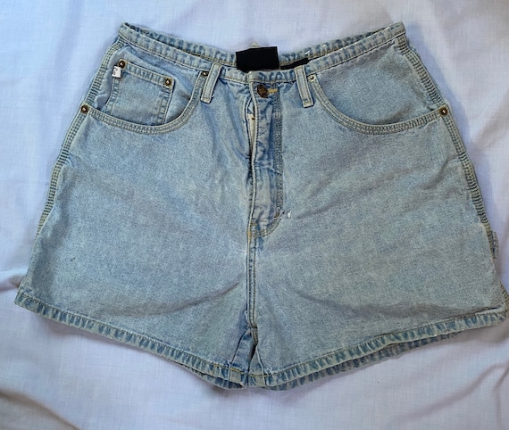 Vintage Baggy Jean Shorts - image 1