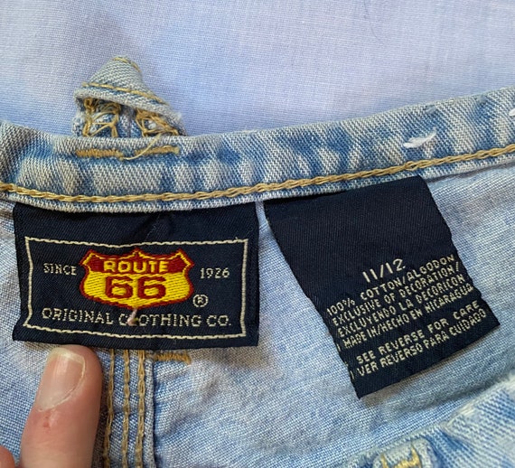 Vintage Baggy Jean Shorts - image 3