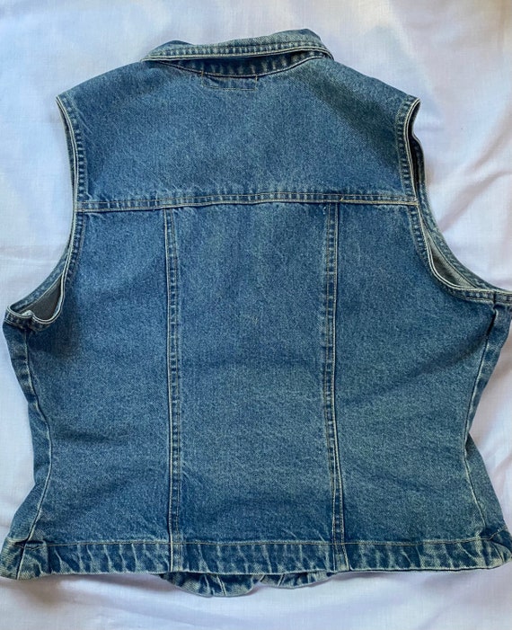 Vintage Jean Vest - image 3