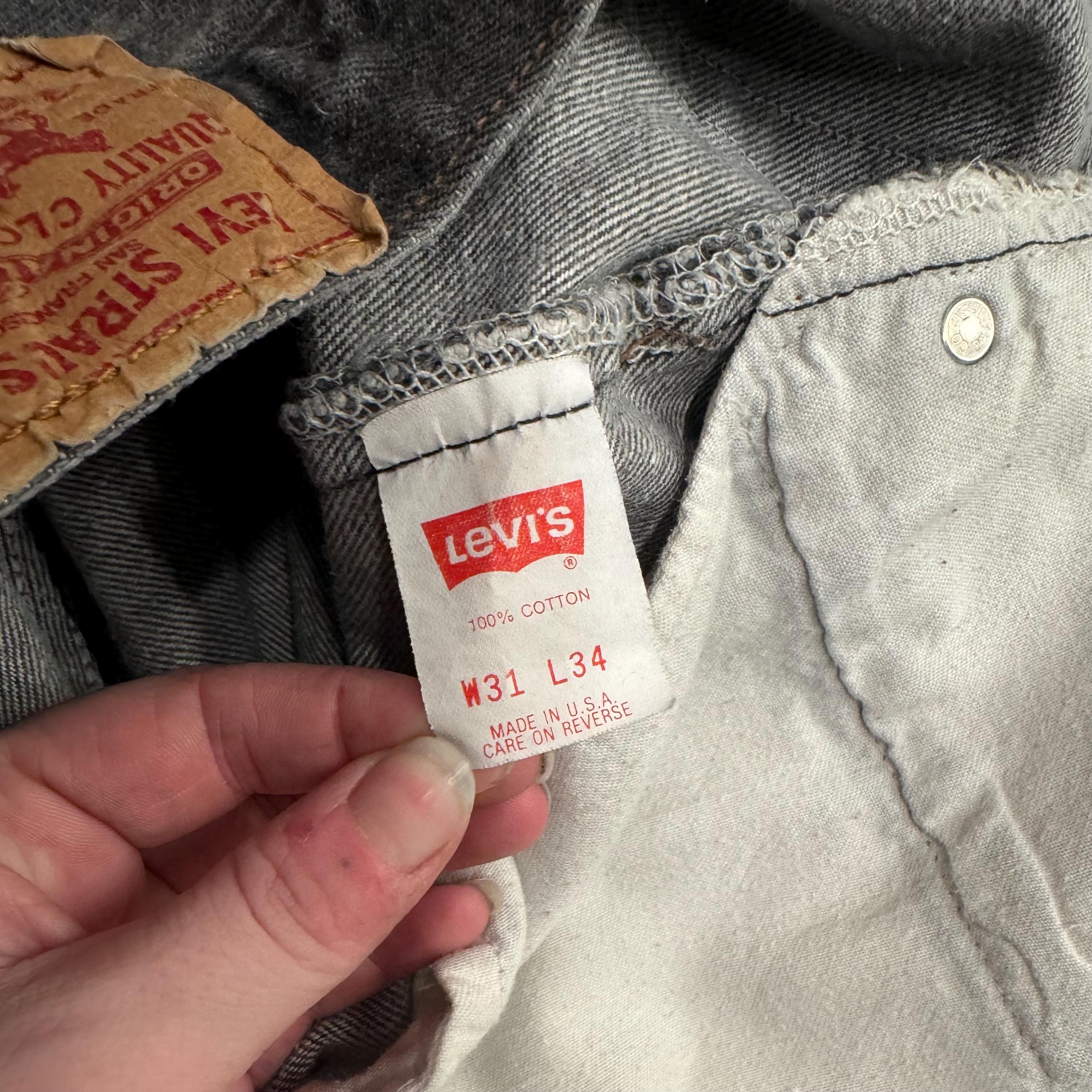 Vintage 90s Levi's 501 Jeans W31 L34 - Etsy
