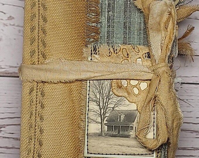 Miniature Handmade Grungy Junk Journal, Miniature Memories, Tiny ...