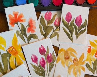 SheMX Original Watercolor Painting (3.5x2.5 inches)