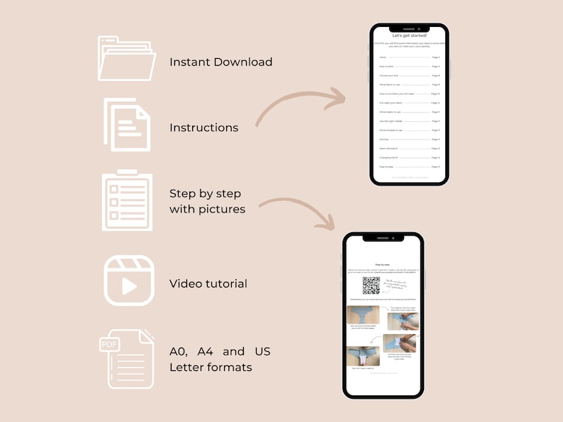 Lotus Panties PDF Lingerie Sewing Pattern Instant Download The Handmade kind image 2