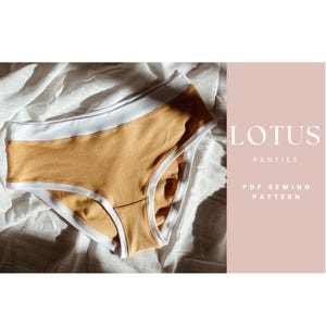 Lotus Panties PDF Lingerie Sewing Pattern - Instant Download - The Handmade kind