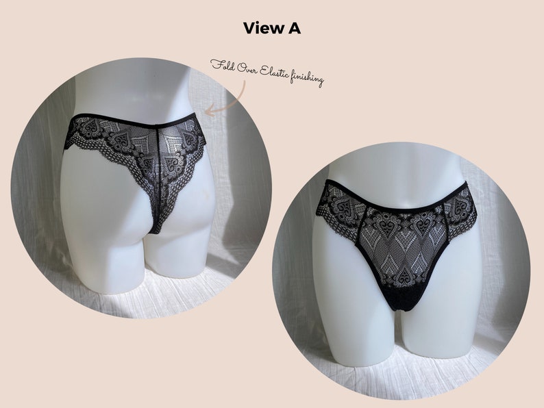 Daphne Thong PDF Lingerie Sewing Pattern Instant Download The Handmade kind image 3