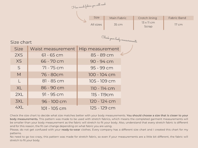 Lotus Panties PDF Lingerie Sewing Pattern Instant Download The Handmade kind image 5
