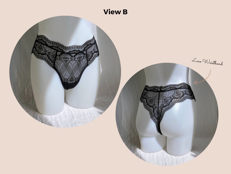 Daphne Thong PDF Lingerie Sewing Pattern Instant Download The Handmade kind image 4