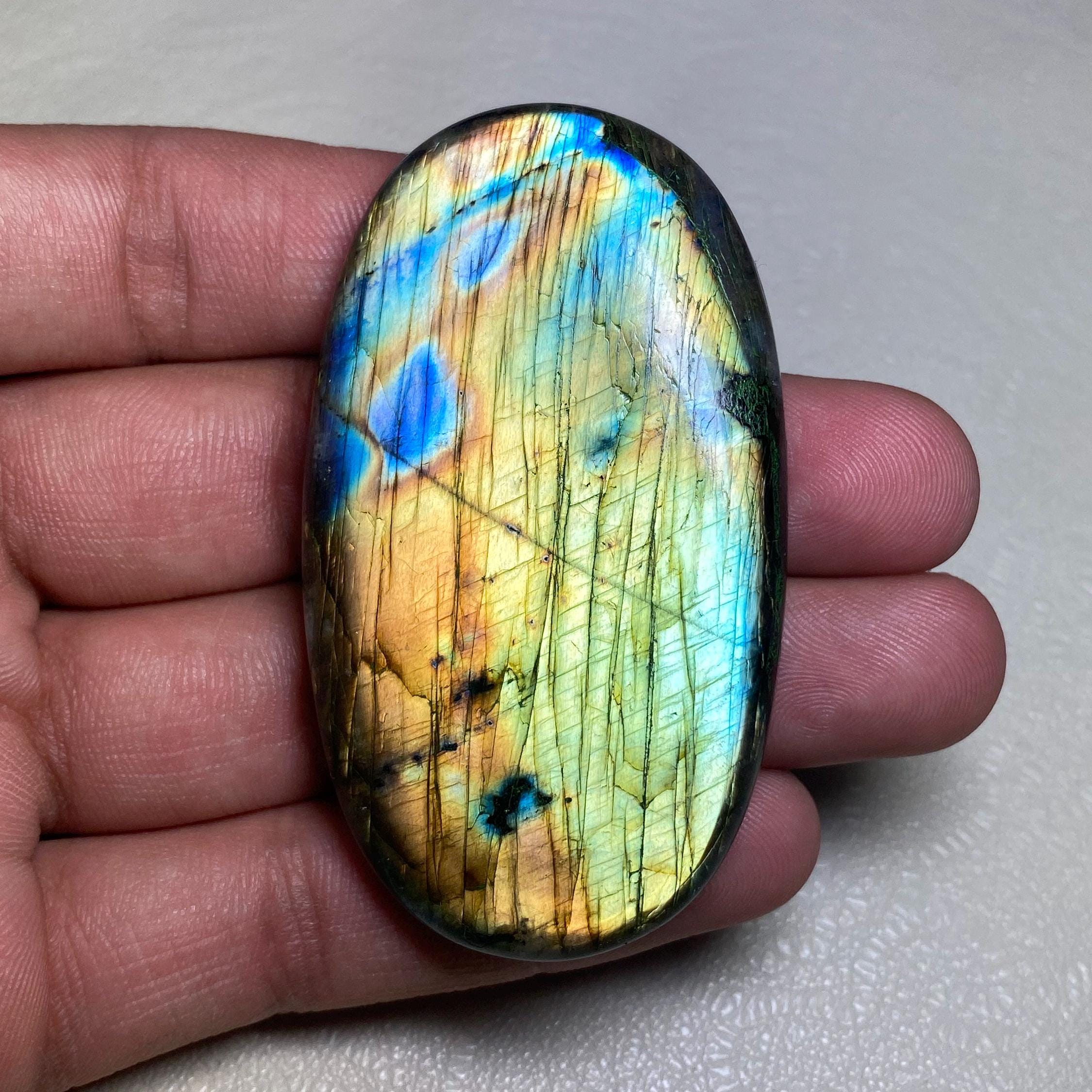 【専用】なつ様 天然石ラブラドライト 希少カラー お纏め 七色の物語