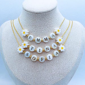 toddler Name Necklace, Personalized name necklace, Toddler Name Necklace, Flower Girl Gift, Little girls gift, Birthday gift