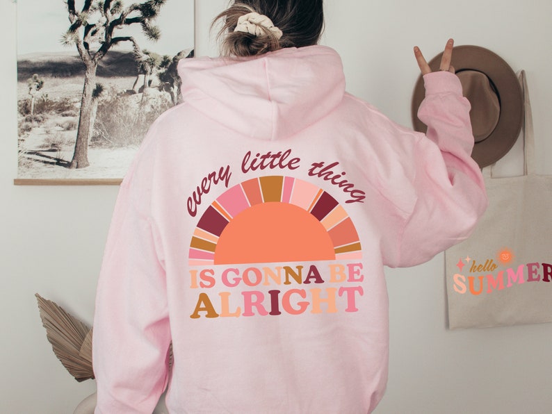 Every Little Thing is Gonna Be Alright PNG, Retro Summer Aesthetic ...