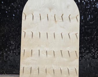 Mini Peg  Wall: 5-Shelf Display (5.5ft x 3ft) - Freestanding Pop up Show Wall