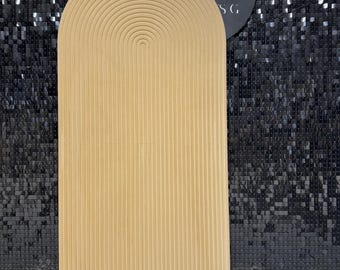 Arch Ripple MDF Backdrop Wall: Party Photo Booth (6.5ft x 3ft)