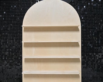 Estante de exhibición de arco, soporte para golosinas de 5 niveles (1,6 m x 0,9 m)