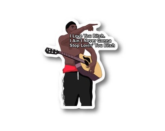 I Love You Bitch Never Gonna Stop Lovin You Bitch Sticker