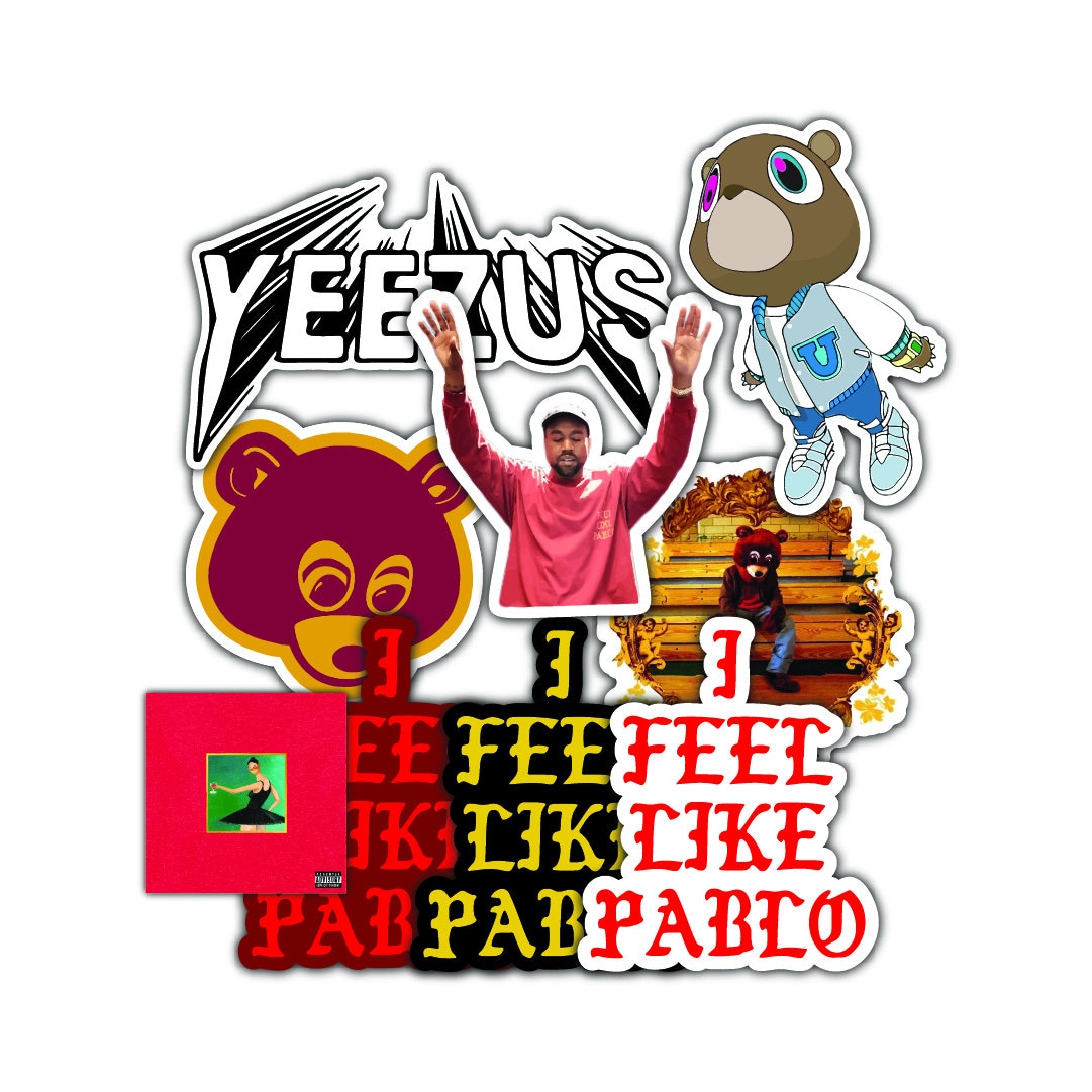 Kanye West Sticker Pack Etsy