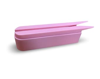 Ferramenta para remover a trava de alfinete – Remoção fácil para pinos de esmalte com trava de borracha rosa