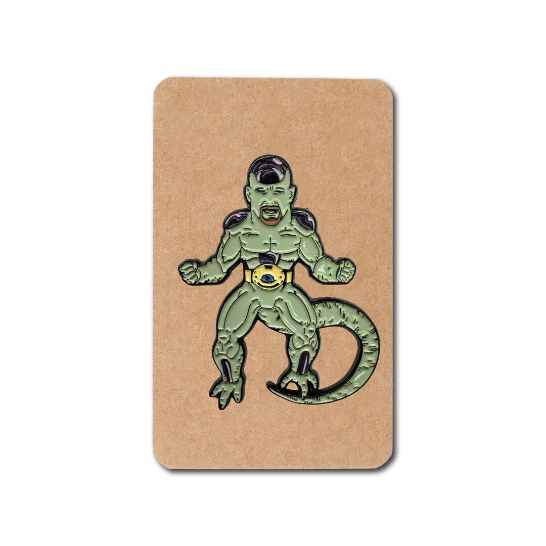Frieza X Stone Cold Enamel Pin - Etsy