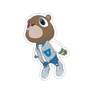 Kanye Bear Sticker