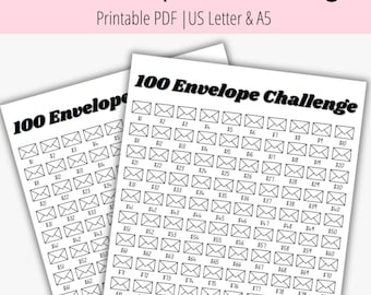 Classeur D'épargne Défi 5050€ - 100 Enveloppes Numérotées, Format A5, Cuir PU - Planificateur Budgétaire Avec Cartes Et Pochettes