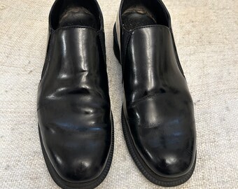 Women’s Dr Martens Rosyna Loafer UK/4 US/6 Black Polished Leather Slip On Shoes