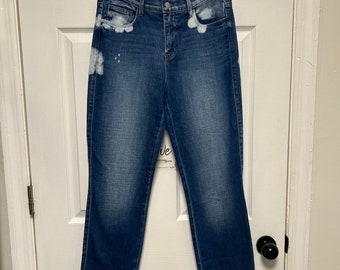 Jeans L'agence Harmon a vita alta slim a gamba dritta Montana Destruct taglia 29