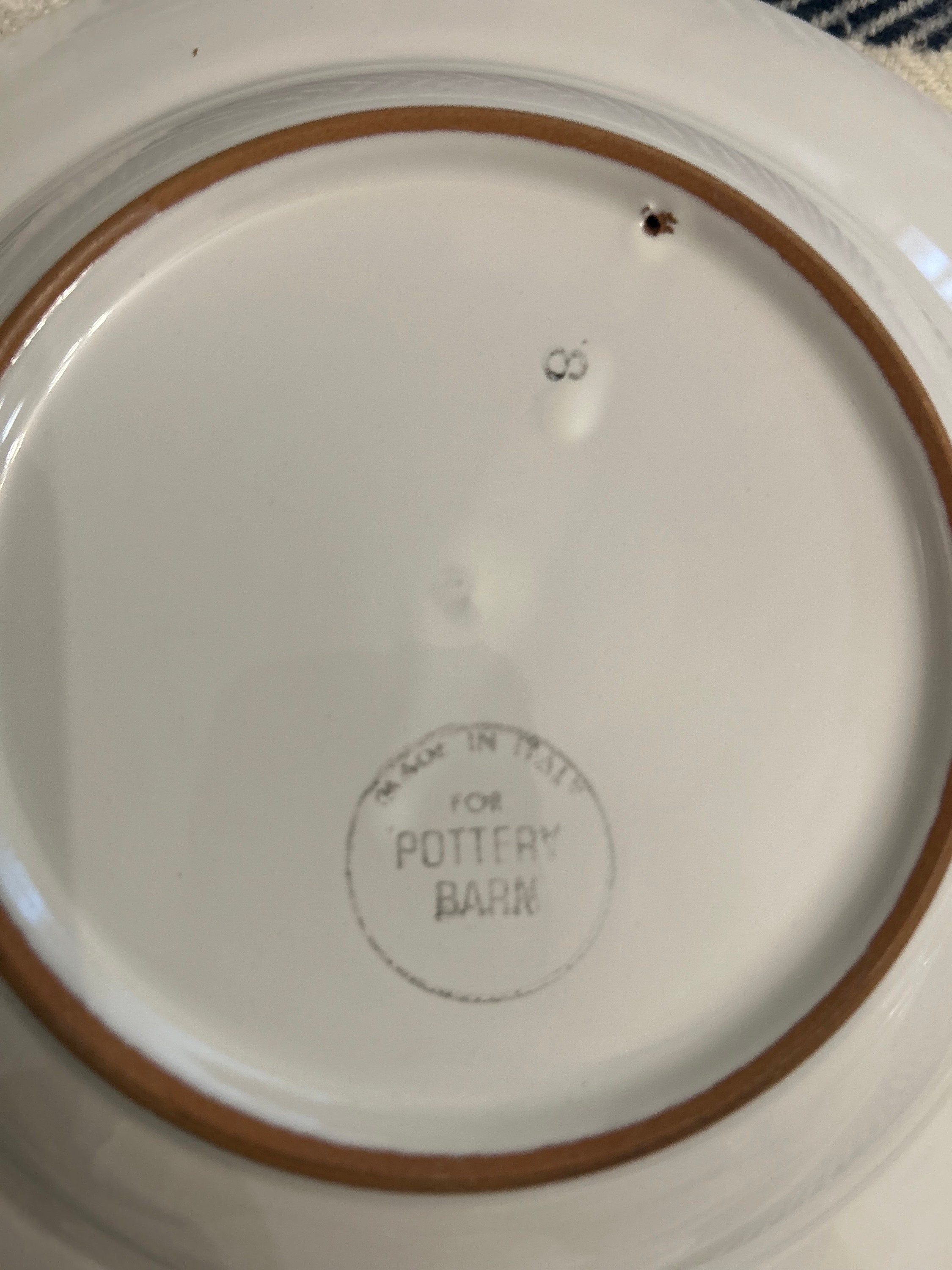 Pottery Barn Set of 4 Blue Fish Soup Plate Italy 10β - Etsy